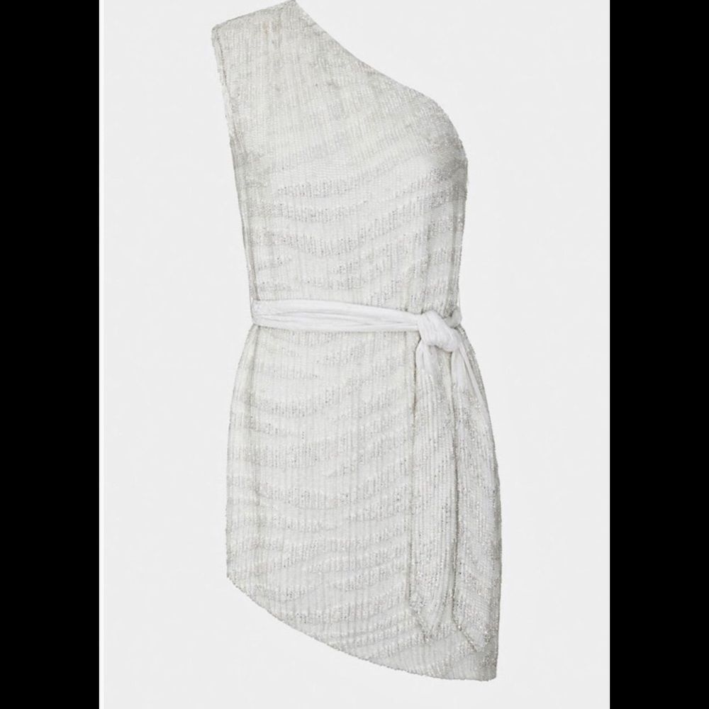 Retrofete Ella Dress White Medium - NEW NEVER WORN